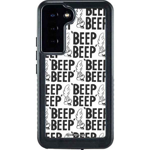 Looney Tunes Road Runner Beep Grid Galaxy S24 Plus Waterproof Case